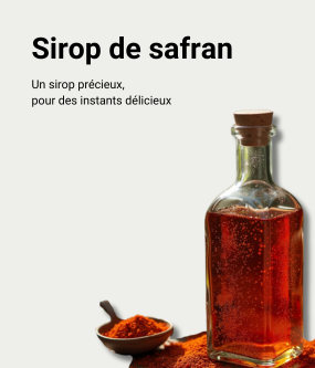 bannière sirop de safran